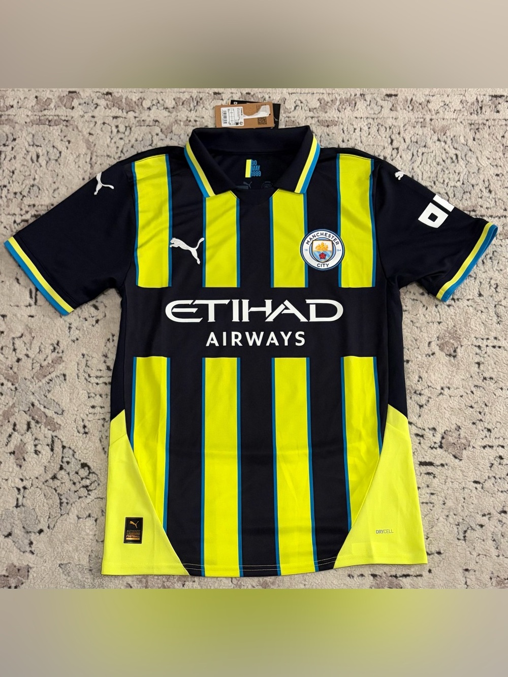 Puma Official 2024/2025 Manchester City Erling Haaland 775086-02 Jersey Men’s S